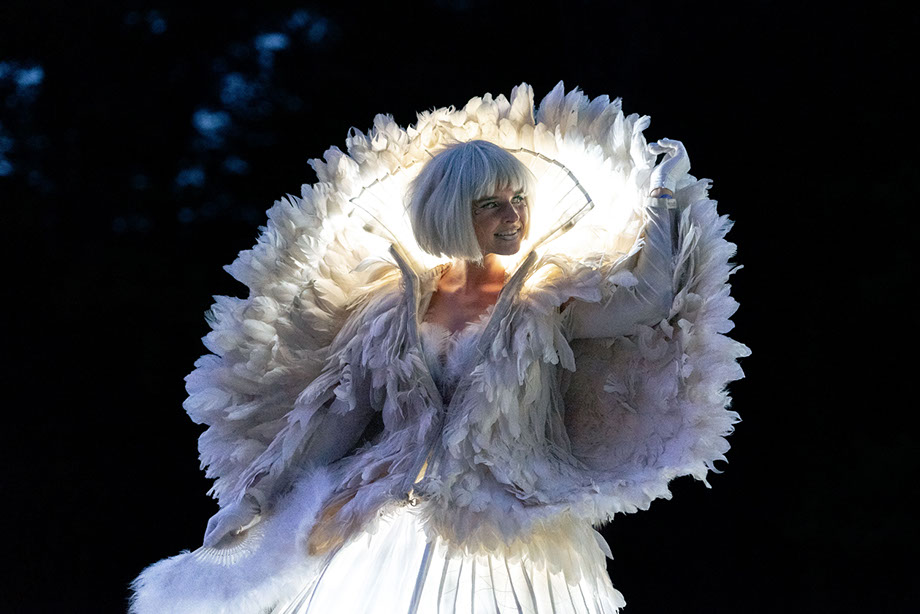 animation déambulatoire d’artistes échassiers pour animer les rues de votre ville lors de fêtes et festivals. disponibles en ile de france